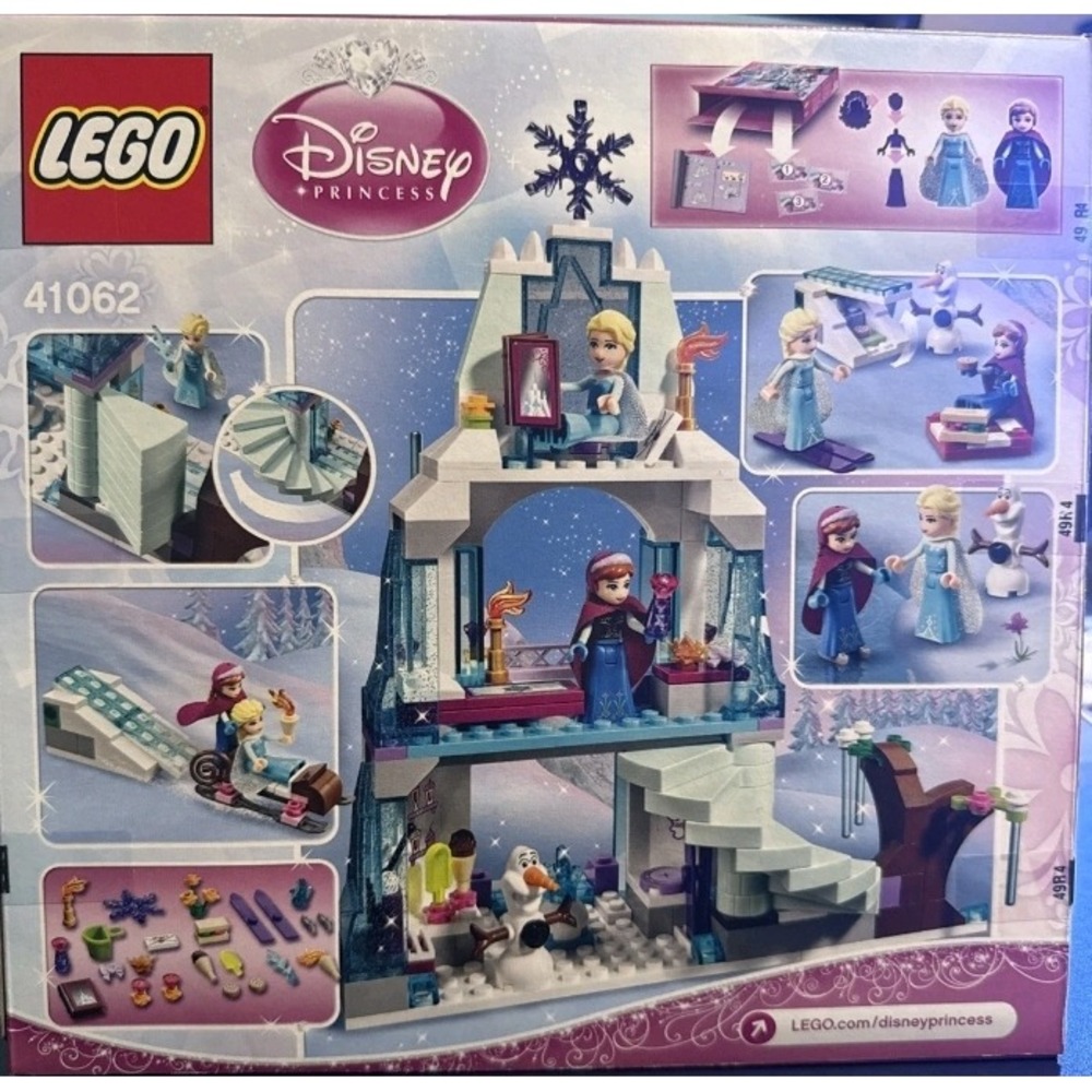 New Lego 41062 Frozen Elsa Sparkling Ice Castle Anna Olaf NIB RETIRED